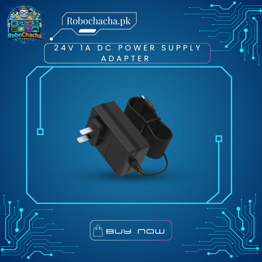 24V 1A DC Power Supply Adapter Tested Used 24V 1A DC Power Supply Adapter with 5.5mm x 2.1mm Plug