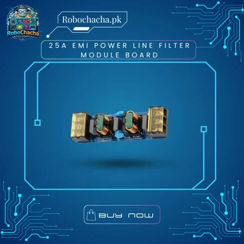 25A EMI Power Line Filter Module Board 25A high-current EMI power line filter module board for noise suppression and clean power - Robochacha Pakistan