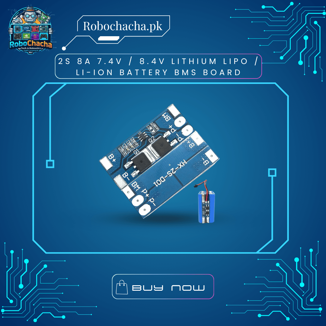 2S 8A 7.4V 8.4V Lithium LiPo Li-Ion Battery BMS Protection Board 2S 8A 7.4V 8.4V Lithium LiPo Li-Ion Battery BMS Protection Board