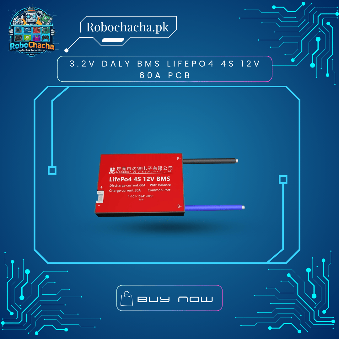 3.2V Daly BMS LiFePO4 4S 12V 60A PCB 3.2V Daly BMS LiFePO4 4S 12V 60A PCB Battery Management System