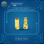 3.5mm Gold Bullet Connectors Banana Plugs for Motor and ESC Battery - Robochacha Pakistan