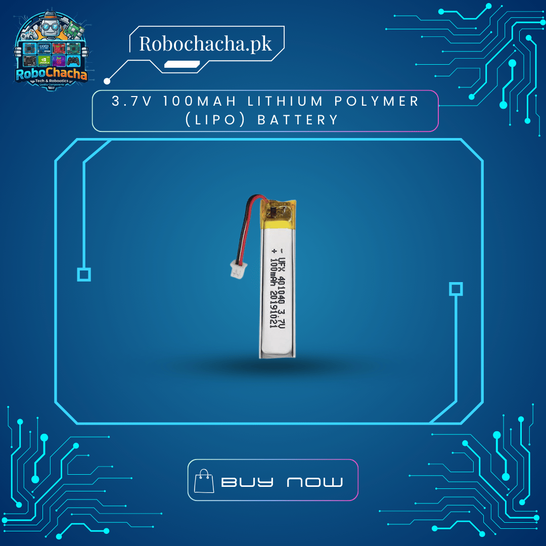 3.7V 100mAh Lithium Polymer (LiPo) Battery 3.7V 100mAh Lithium Polymer LiPo Battery Ultra-Compact Micro Cel