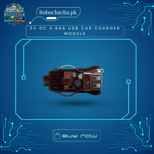 5V DC 0.60A USB Car Charger Module 5V DC 0.60A USB Car Charger Module DC-DC Step-Down Board