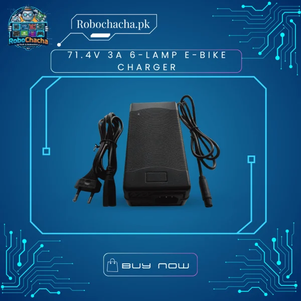 71.4V 3A 6-Lamp E-Bike Charger 71.4V 3A 6-Lamp E-Bike Charger for 60V Lithium Batteries - Robochacha Pakistan