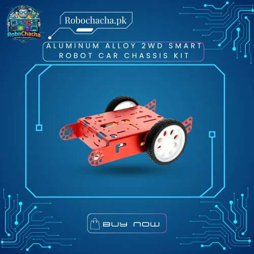 Aluminum Alloy 2WD Smart Robot Car Chassis Kit Heavy Duty Anodized Aluminum Alloy 2WD Smart Robot Car Chassis Kit with Dual TT DC Gear Motors and Wheels