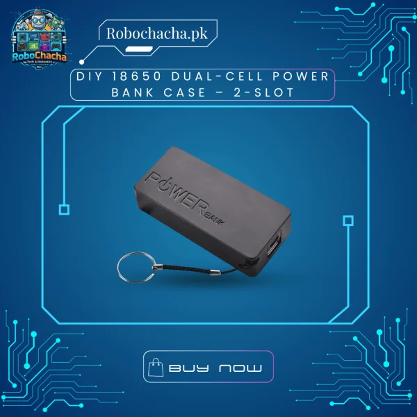 DIY 18650 Dual-Cell Power Bank Case Portable USB Battery Box Shell