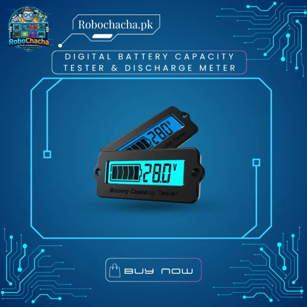 Digital Battery Capacity Tester and Discharge Meter with LCD Display