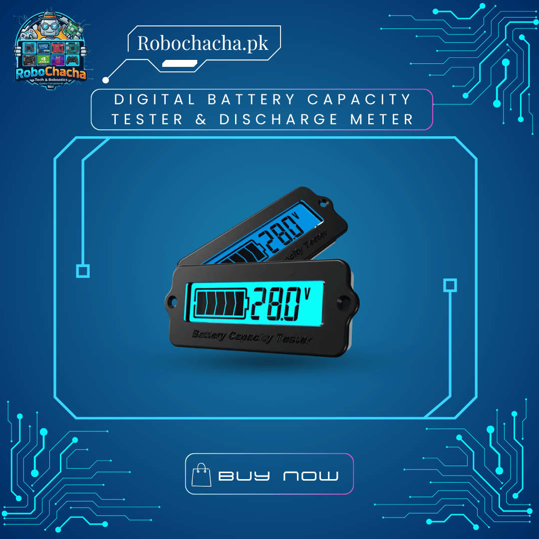 Digital Battery Capacity Tester & Discharge Meter Digital Battery Capacity Tester and Discharge Meter with LCD Display