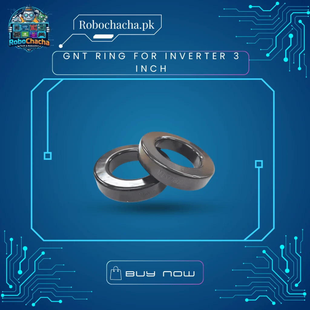 GNT 3-inch ferrite ring core for power inverters and noise suppression - Robochacha Pakistan