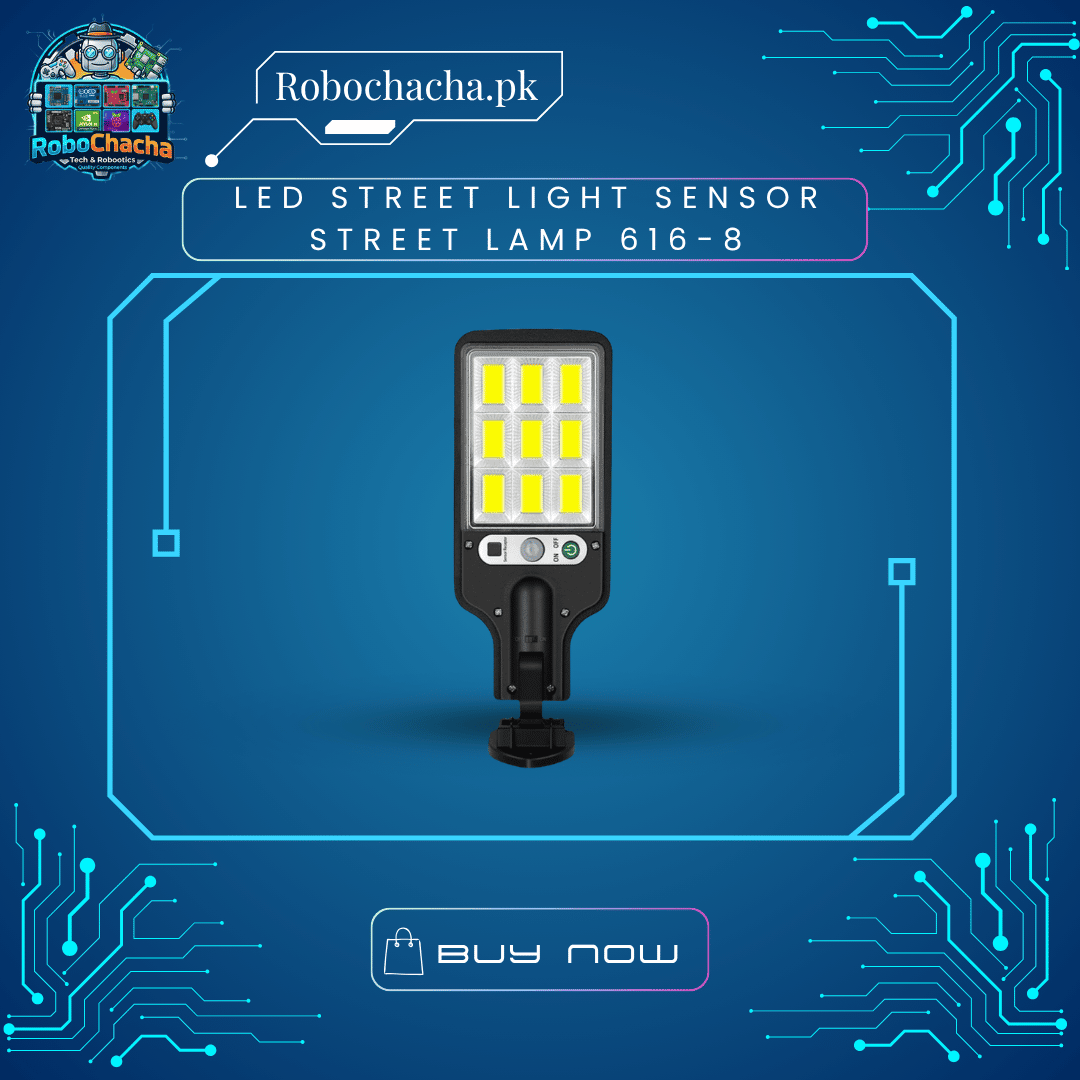 LED Street Light Sensor Street Lamp 616-8 LED Street Light Sensor Street Lamp 616-8 Solar Outdoor Security Light