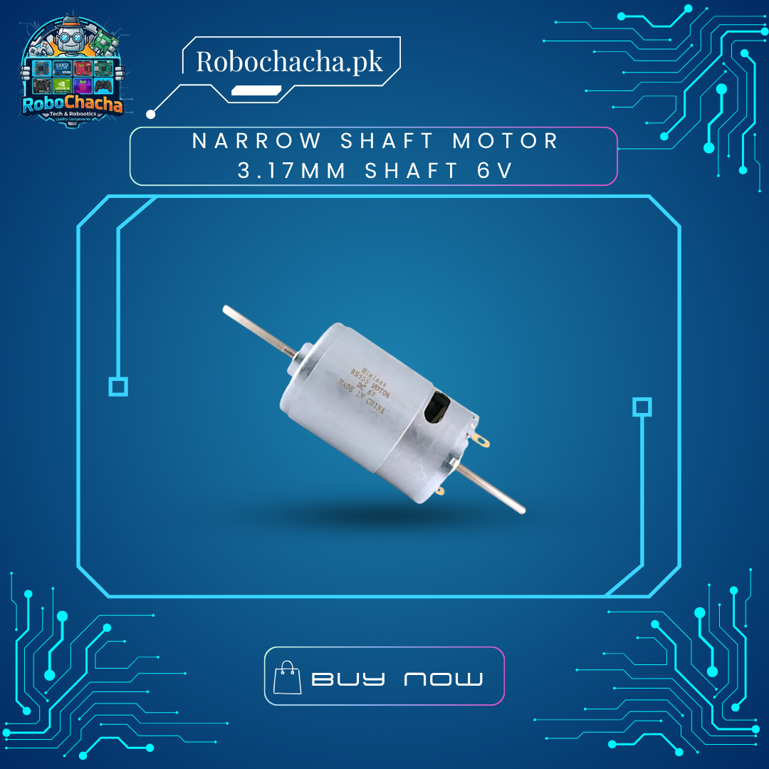 Narrow Shaft Motor 3.17mm Shaft 6V Narrow Shaft Motor 3.17mm Shaft 6V DC Motor for Mini Fans and Electronics