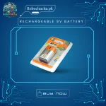 Rechargeable 9V Battery MP 9V Block Cell for Multimeters and Audio Gear - Robochacha Pakistan