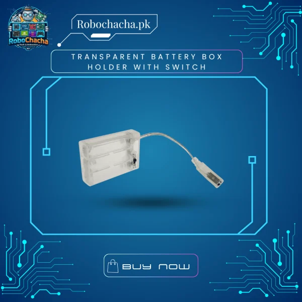 Transparent Battery Box Holder with Switch Transparent Battery Box Holder with Switch Clear Enclosure Case