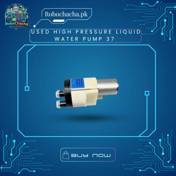 Used High Pressure Liquid Water Pump 37 Used High Pressure Liquid Water Pump Model 37 for DIY Misting and Fluid Automation Projects - Robochacha Pakistan