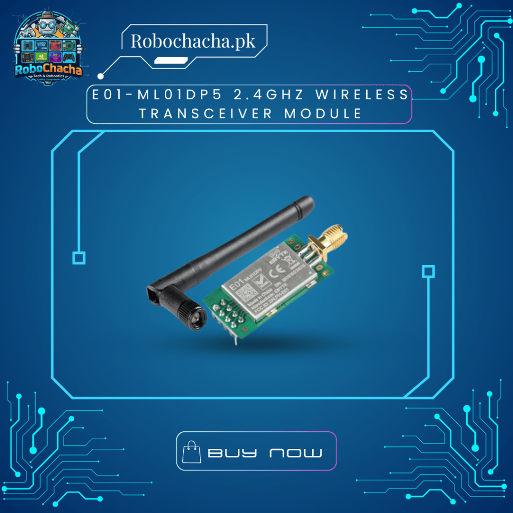E01-ML01DP5 2.4GHz wireless transceiver module with PA and LNA for long-range communication