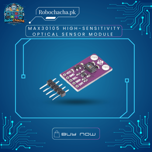 MAX30105 High-Sensitivity Optical Sensor Module MAX30105 high-sensitivity optical particle smoke and heart rate sensor breakout module - Robochacha Pakistan